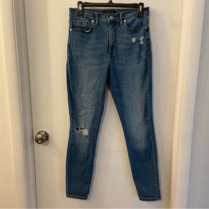 Banana Republic High Rise Skinny Jeans